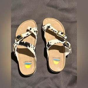 Maui Island Cow Print Sandals